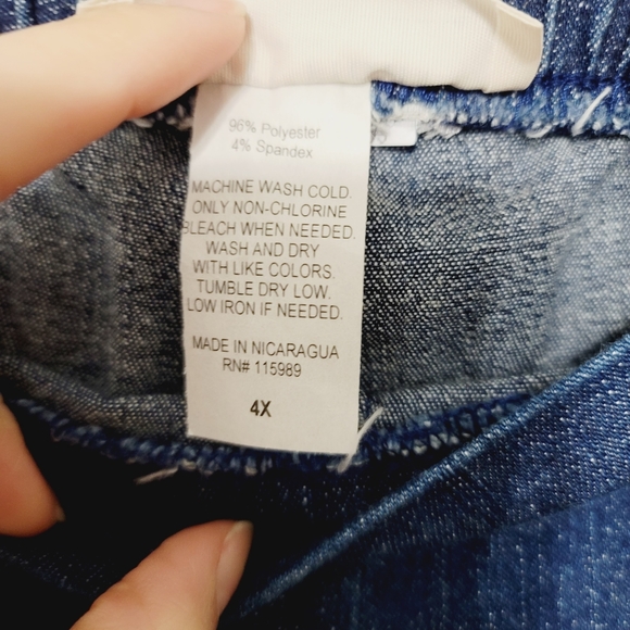 💕 Level Eight Plus Blue Jeans Size 4XL - Picture 6 of 9